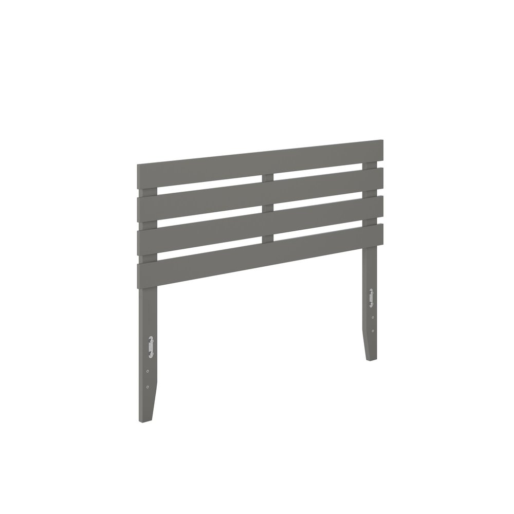 AFI, Oxford Full Headboard with Attachable USB Charger, Grey