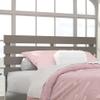 AFI, Oxford Full Headboard with Attachable USB Charger, Grey view 2