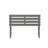 AFI, Oxford Full Headboard with Attachable USB Charger, Grey view 4