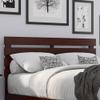 AFI, Oxford Full Headboard with Attachable USB Charger, Walnut view 2