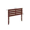 AFI, Oxford Full Headboard with Attachable USB Charger, Walnut view 3
