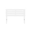 AFI, Oxford Full Headboard with Attachable USB Charger, White view 4