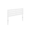 AFI, Oxford Queen Headboard with Attachable USB Charger, White view 1