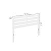 AFI, Oxford Queen Headboard with Attachable USB Charger, White view 3
