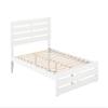 AFI, Oxford Full Platform Bed with Matching Footboard, White view 3