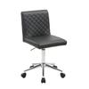 Best Master Furniture Contemporary Swivel Home Office Desk Chair, Black view 1