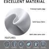 TWOPAGES Loft Curtain, 180 Inch Long for Loft Essential Darkening Thermal Insulated Curtains for Living Room/Bedroom Blackout Window Drape (Greyish White 1 Panel 50Wx180L) view 2