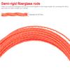 Jeemitery 128 FT Fish Tape Wire Puller Through Wall Wire Threader Fish plus Fish Cable Fastener view 4