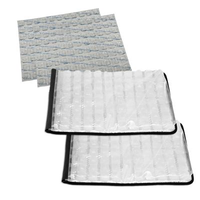 FlexiFreeze Party Mat Chiller - Food Cooling Buffet Cooler for Cold Serving (19" x 15") (Black 2 Pack)