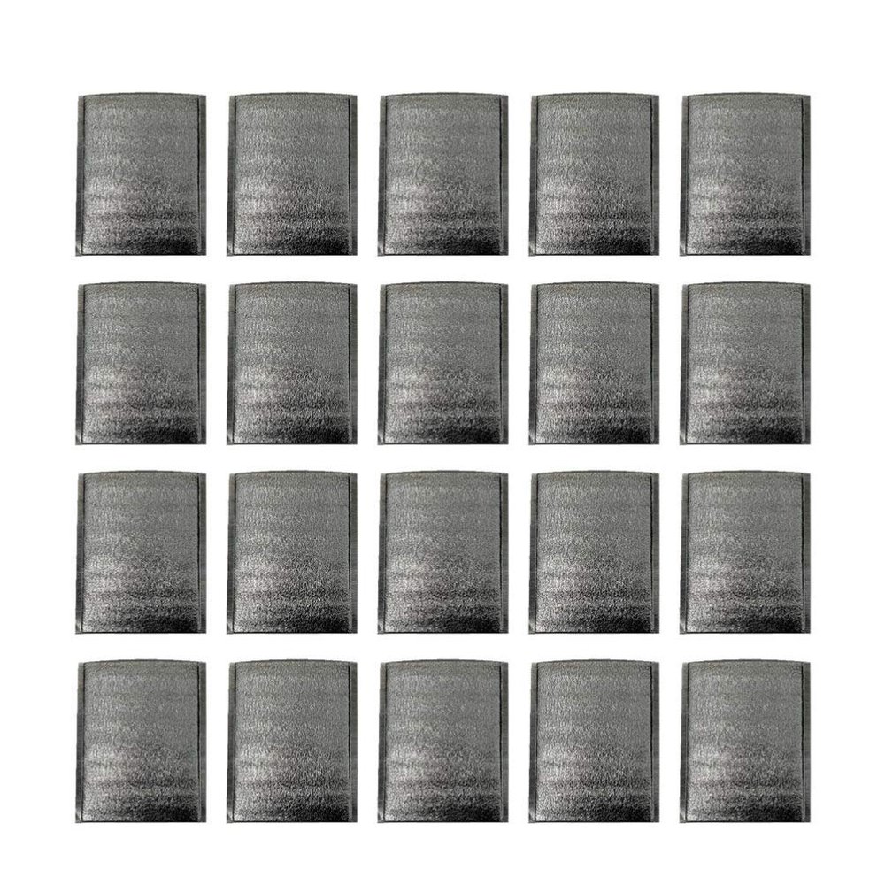 UPKOCH Disposable Insulation Bag 7.87X7.87 Inch Thick Aluminum Foil Thermal Pouch for Food Storage Takeout Picnic Camping 50 Pack