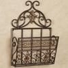 Touch of Class Charleston Metal Wall Organizer Bronze Single 13" Wx5 Dx19 H view 2