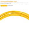 Jeemitery 50 Feet Fiberglass Cable Wire Running Rod Coaxial Electrical Connectable Fish Tape Pull Kit view 4
