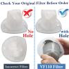 10 Pack Replacement Filter for Black & Decker Power Tools VF110 Vacuum CHV1410L CHV9610 CHV1210 CHV1510 CHV1410 CHV1410B BDH2000L, 90558113-01 view 2