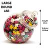 14 Retro Mixed Plastic Sweet Jars for Pick & Mix, Victorian Sweet Shop, Candy Buffet Kit, Party Pack view 3