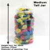 14 Retro Mixed Plastic Sweet Jars for Pick & Mix, Victorian Sweet Shop, Candy Buffet Kit, Party Pack view 4