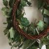 24 Inch Sunflower Wreath with Green Leaves DIY Buffalo Plaid Blossom Floral Wreath on Grapevine Base Summer Front Door Wreath for Festival Celebration Front Door Wall Window Home Farmhouse Decor view 4