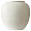 Bitz 11152 Flower Base, Vase, D6.7 x H9.8 inches (17 x 25 cm), Matte Cream view 1