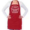 Dressdown I Put Ketchup On My Ketchup - Unisex Adult Kitchen/BBQ Apron - Red - One Size view 1