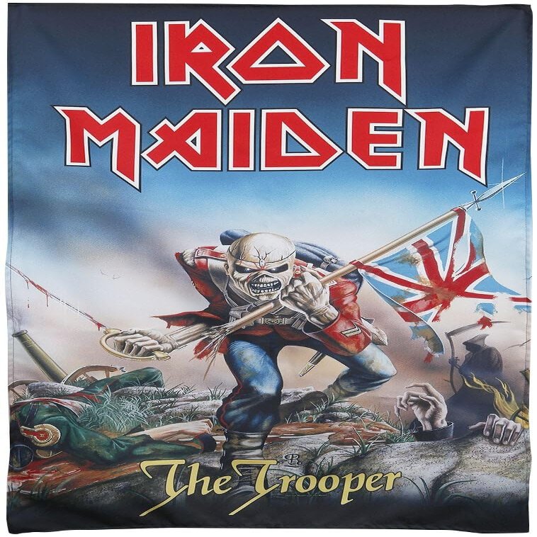 Iron Maiden The Trooper Flag 66 x 105 cm 42x28 inch