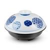 West Nippon Pottery Arita Ware Smoker & Baked Potato for Home Use, 33.8 fl oz (1,000 ml), Round Crest, Made in Japan, 9.3 x 5.5 inches (23.5 x 14 cm) view 1