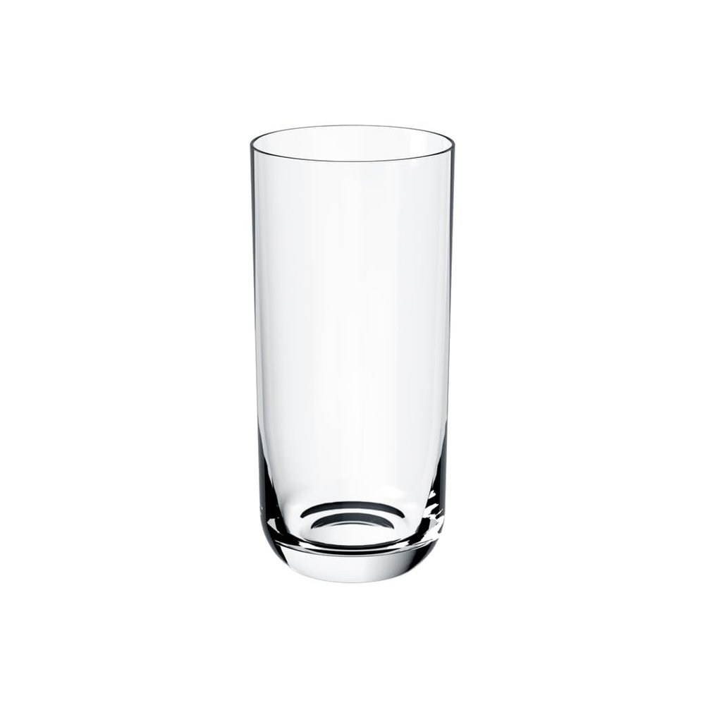 Villeroy & Boch La Divina Longdrink Glass, Set of 4, Tall Glass for Water/Cocktails, 13.5 oz, Crystal
