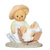 Roman 12470 Cherished Teddies Evelyn and Mia Mother and Baby Figure, 3.75-inch Height view 1