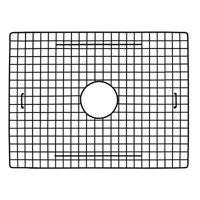 Steel Bottom Grid in Matte Black Finish