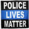 JumpingLight Police Lives Matter Flag 3X5 Ft Policemen Cops Support Thin Blue Line Black view 1