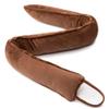 DreamQuil Under Door Snake Draft Stopper Noise Air Door Draft Blocker Heavy Bottom Draft Guard Reduce Light Wind Door Seal Sweep for Outside Patio Exterior or Interior Doors 36 inch (Brown) view 1