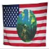 JumpingLight 3X5 Indian Hunter Shadow Wolf USA Us Flag 3'X5' House Banner Grommets view 1