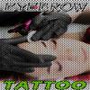 Eyebrows X Tattoo Service Salon Sign Advertising Marketing Dcor Vertical (Perforated 70/30 See-Through Window Mesh Vinyl Sign [Outdoors], 36H x 24W) view 1