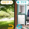 Suptikes 2 Pack Door Draft Stopper,2"W x 39"L,Weather Stripping Draft,Grey view 2
