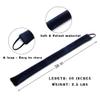 DreamQuil Door Draft Stopper Under Bottom Noise Air Blocker Soundproof Heavy Snake Guard Keep Insulation Garage Door Seal Sweep Window Draught Excluder Exterior Interior 36inch (Navy) view 3