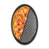 Fox Run Non-Stick Perforated Pizza Pans, Set of 2 with Holes for Crispy Crust, 14-Inch, Black view 4