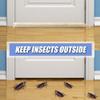 DreamQuil Under Door Draft Stopper Noise Air Door Snake Draft Blocker Window Draft Stopper Reduce Light Wind Door Seal Sweep 36 inch (Cream White) view 4