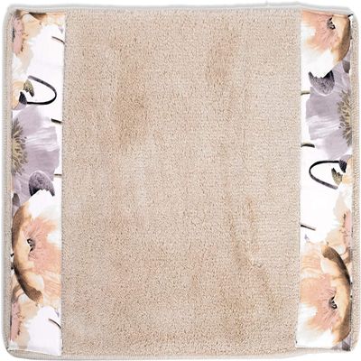 Popular Bath 959451 Poppy Fields, Bath Rug, Pastel Moss