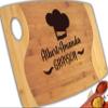 Personalized Cutting Board Engraved with your text for Mothers Day, Valentines,Wedding view 1
