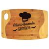 Personalized Cutting Board Engraved with your text for Mothers Day, Valentines,Wedding view 2