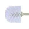 Superio Beige Toilet Brush Heavy Duty Durable Bristles with Long Handel Comfort Grip view 3