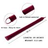 Door Draft Stopper,Noise Air Door Draft Blocker Heavy Bottom Snake Draft Guard Reduce Light Wind Door Seal Sweep for Outside Patio Exterior or Interior Doors 36inch (Wine) view 3
