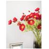 23.6" Room Simulation Bouquet Decorative Artificial Flowers Hair Poppy 10 PCS (Red) view 4