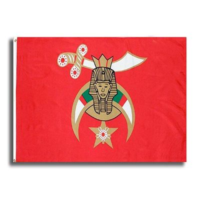 JumpingLight Shriner Shriners Sword Emblem 3x5 ft Flag Banner Indoor/Outdoor (150 Denier)