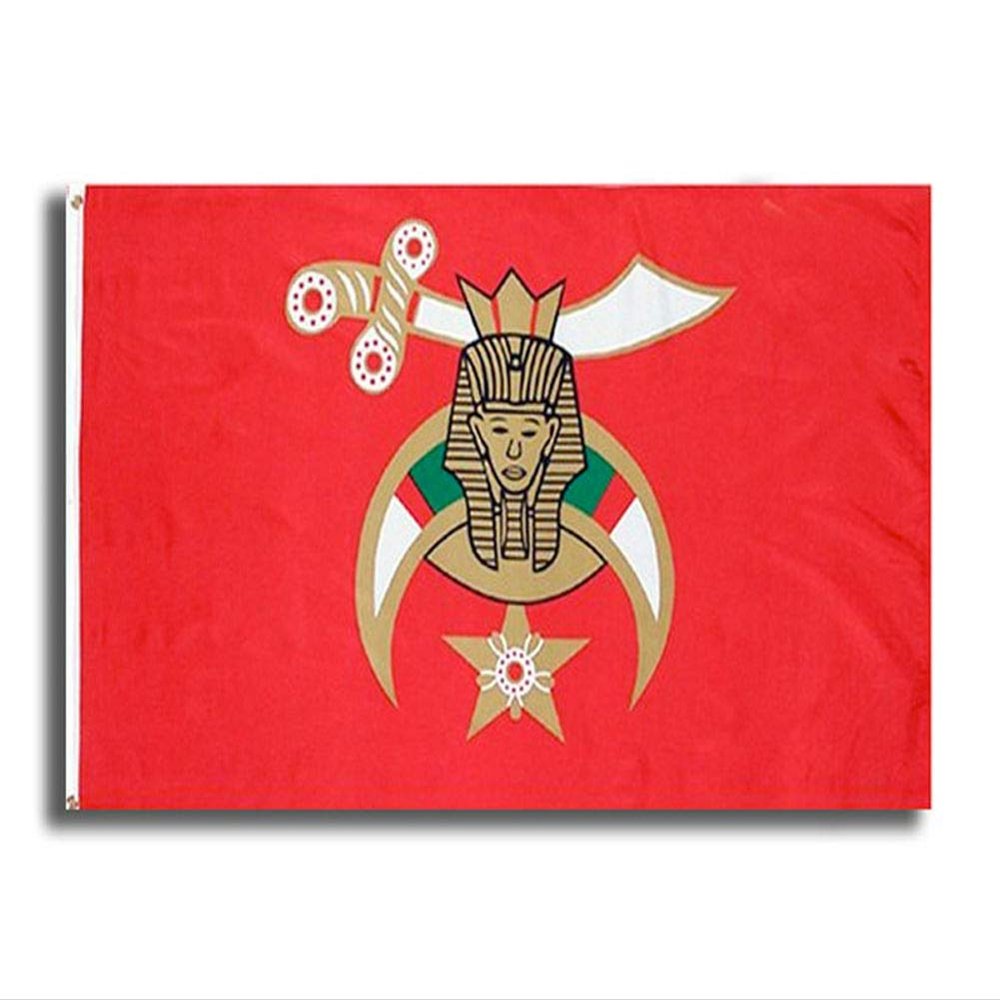 JumpingLight Shriner Shriners Sword Emblem 3x5 ft Flag Banner Indoor/Outdoor (150 Denier)