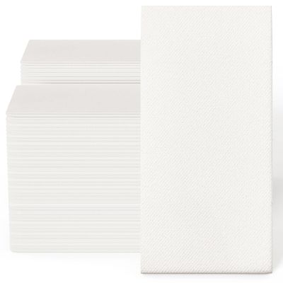 200 Pack Disposable Guest Towels Soft and Absorbent Linen Feel Paper Hand Towels Decorative Bathroom Hand Napkins for Kitchen, Parties, Weddings,Halloween