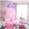 NYDECOR Mosquito Net Bed Canopy Curtains Princess Butterfly Reading Canopies for Girls Kids Single Twin Full Queen Size Beds, Pink and Purple view 1