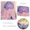 NYDECOR Mosquito Net Bed Canopy Curtains Princess Butterfly Reading Canopies for Girls Kids Single Twin Full Queen Size Beds, Pink and Purple view 3