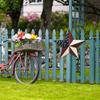 2pcs Patriotic Metal Barn Star Outdoor Indoor Hanging Wall Decor Star Ornaments 4th of July Decoration Country Style (21"-A) view 4