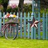 3pcs Patriotic Metal Barn Star Outdoor Indoor Hanging Wall Decor Star Ornaments 4th of July Decoration Country Style (12"&16.5"&21"-A) view 3