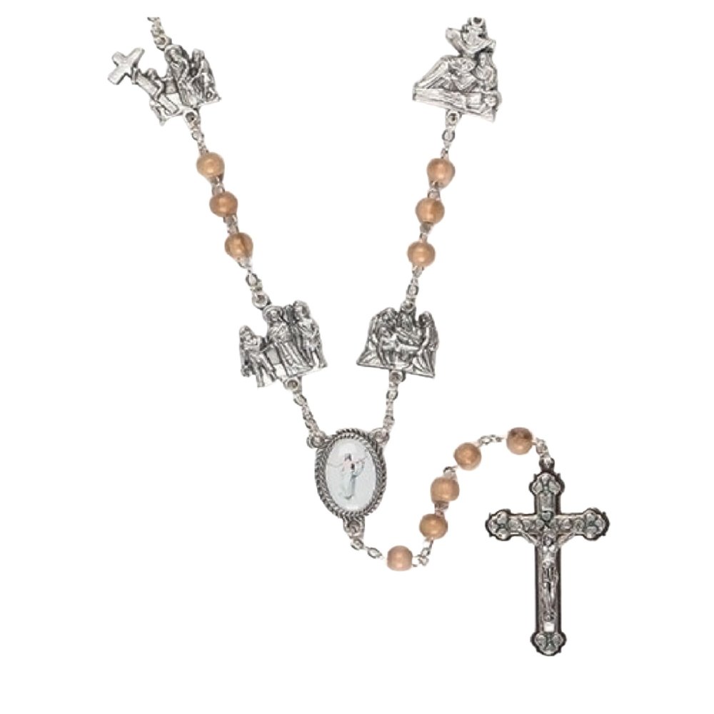 Roman 20366 Lenten Journey Rosary, 24 inches Length