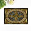 Topyee Set of 4 Placemats Artoffoxvox Celtic Compass Fine Irish Steampunk Nautical Gaelic Knotwork 18x12.5 Inch Parties Decor Non-Slip Washable Place Mats for Kitchen Dinner Table Mats view 1